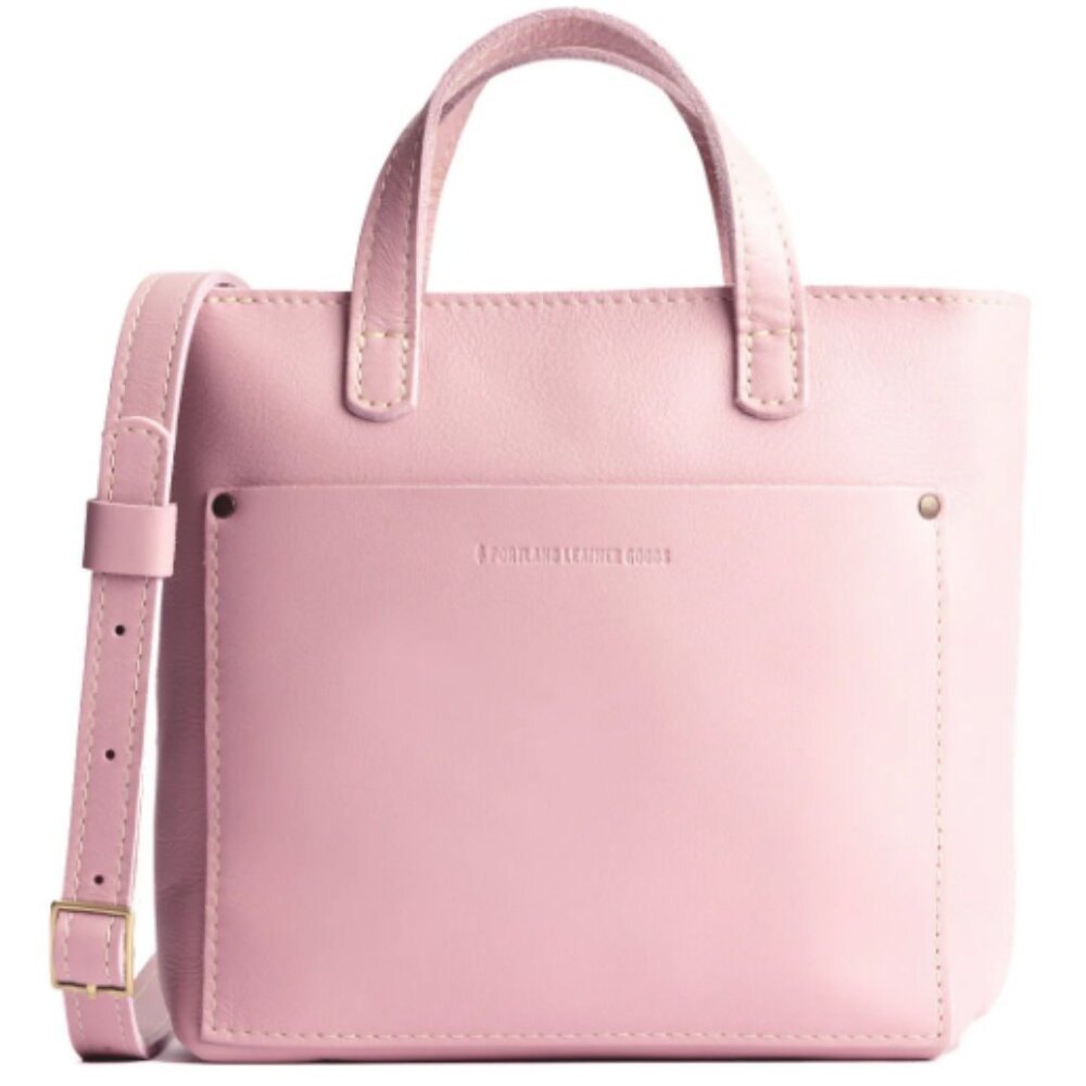 Portland Leather Mini Crossbody Tote